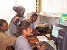 students using the Internet